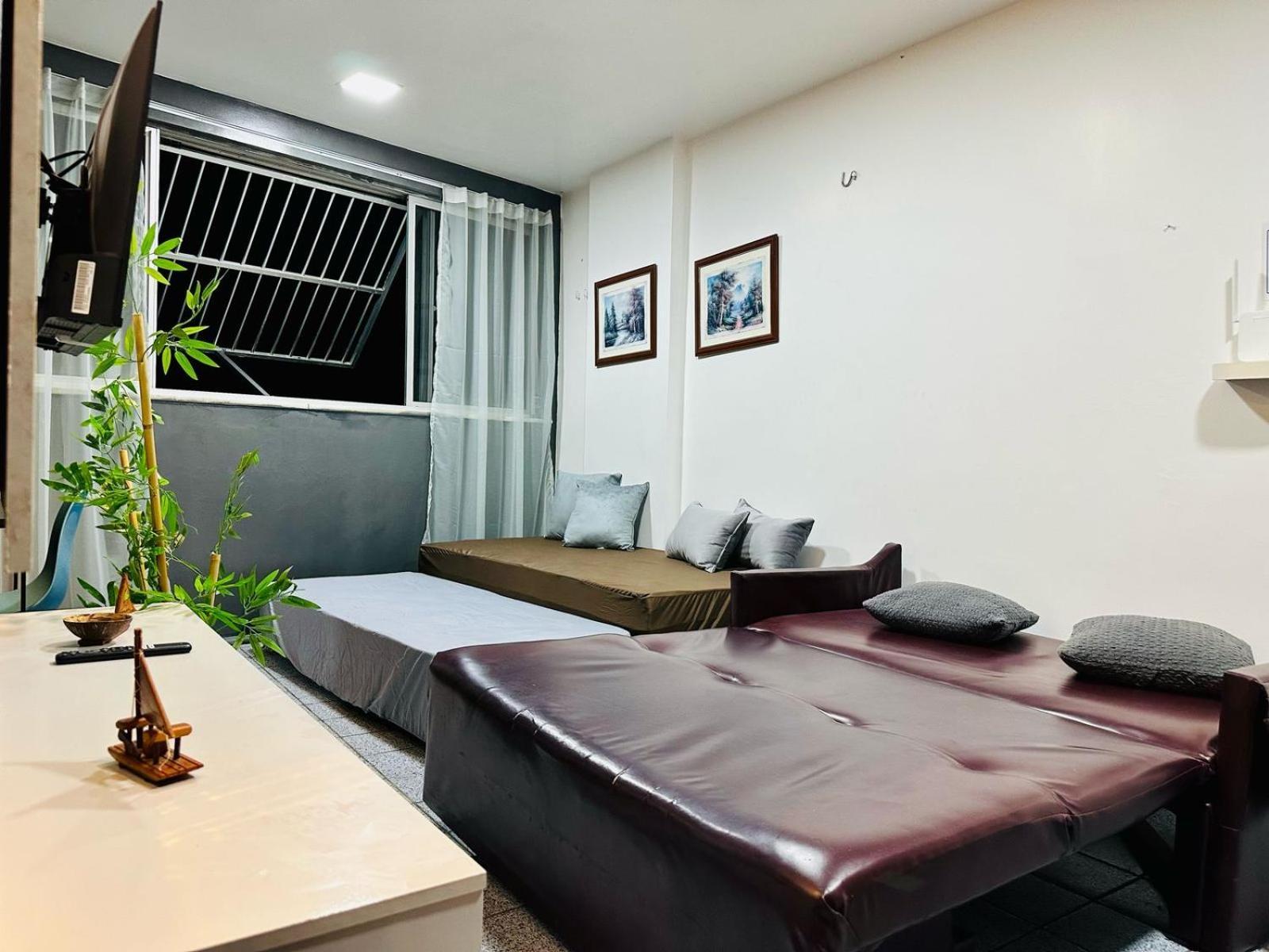 Apartamento Vista Mar, Piscina, Na Do Futuro, Com Ar Condicionado E Wi-fi